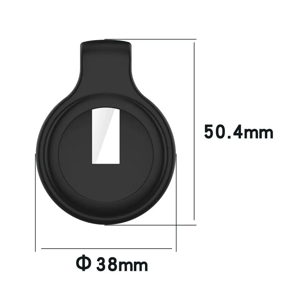 Airtag Anti-lost Clip Case Silicone Steel Sleeve for Apple Locator GPS Airtags Tracker Keychain Protector Cover for Air Tag