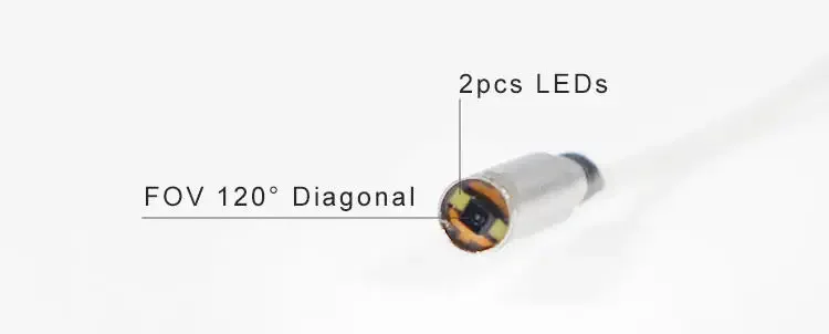 OV6946 Borescope Diameter 1.8mm Industrial Pipeline Medical Waterproof Probe USB Decoder Board Borescope Module