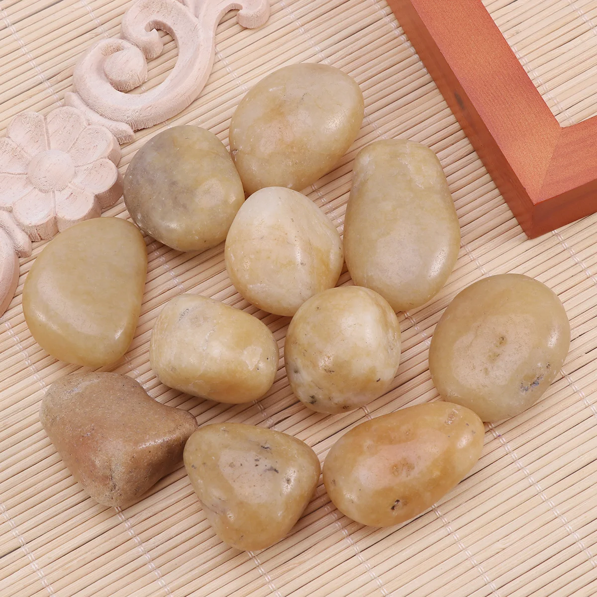 

Painting Rocks Smooth Stones Art Supplies H picked Sorted DIY Polishing Pebbles Perfect Size Symbols Assorted Shapes