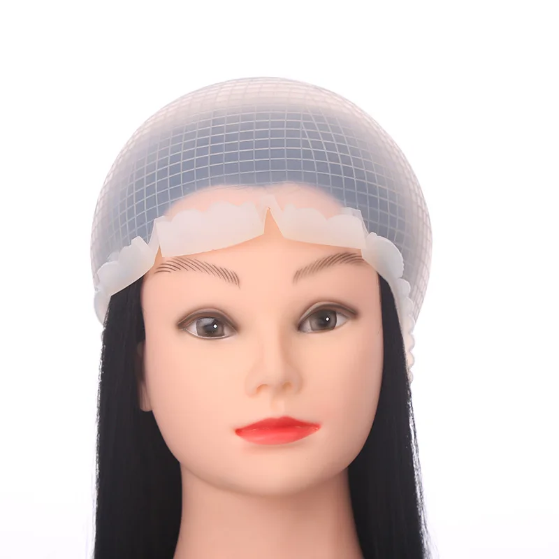 Professional Hair Dyeing Caps, Silicone Coloring Tool