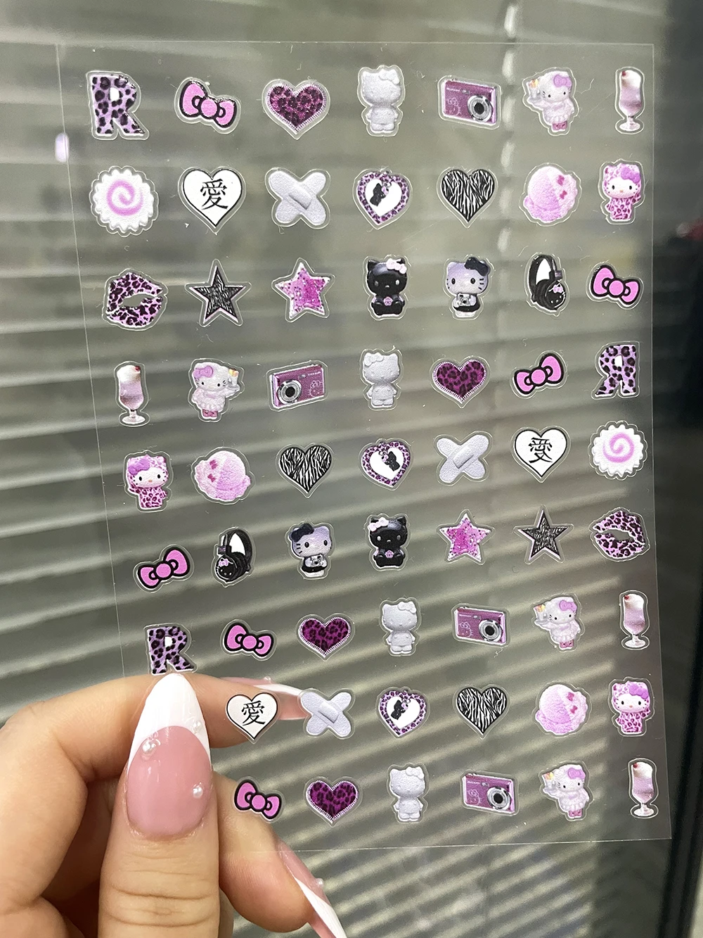 

Pvc Kawaii Sanrio Hellokitty Mini Bag Tags Stickers Nail Art Suitcase Scrapbook Handbook Mobile Phone Shell Waterproof Stickers