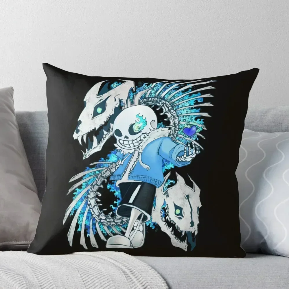 

Undertale:Sans Throw Pillow Decorative Cover For Living Room Cushions For Decorative Sofa Sofas Covers Custom Cushion pillow