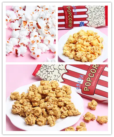 100pcs Fake Food 3D Popcorn Resin Cabochon Miniature Food DIY Scrapbooking for Home Decor Crafts Accessories