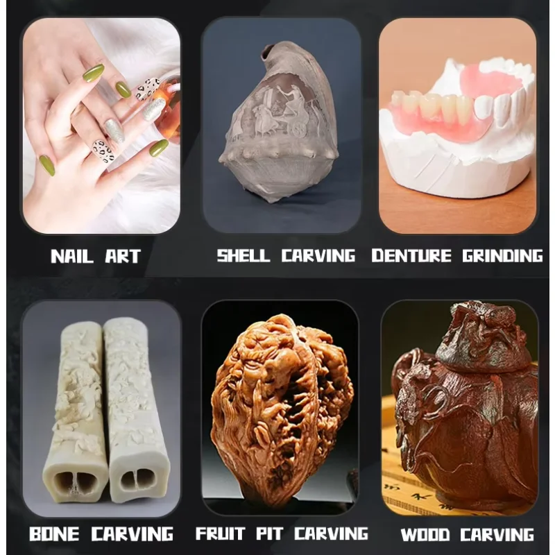 AT-CM-041&A9 中国製マイクロモーター翡翠彫刻テーブル研磨機器ジュエリードリルマシン