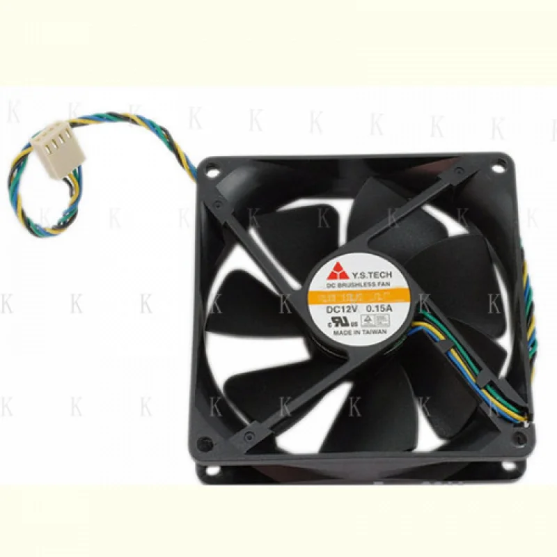 C  FOR  Original FD129225LB  QNAP NAS File Serve TS-412 Cooling Fan Heatsink 4Pin