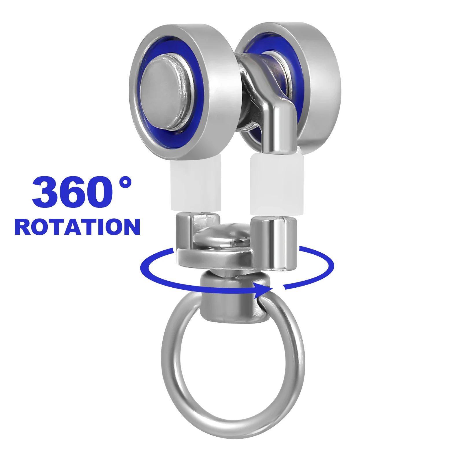 10pcs Curtain Accessories Metal Bearing Roller All Alloy Bearing Wheel Curtain Track Roller Metal Curtains Pulleys Replacement