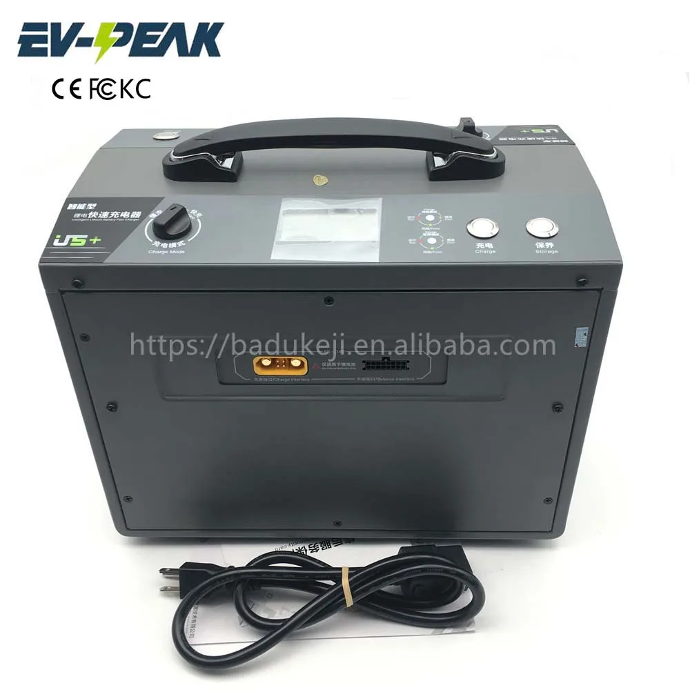 

EV-PEAK U5 + 30A 3000 Вт 2-канальное умное балансирующее зарядное устройство AS150U, штепсельная Вилка для сельскохозяйственного дрона LiPo LiHv 6S-14S, зарядка аккумулятора