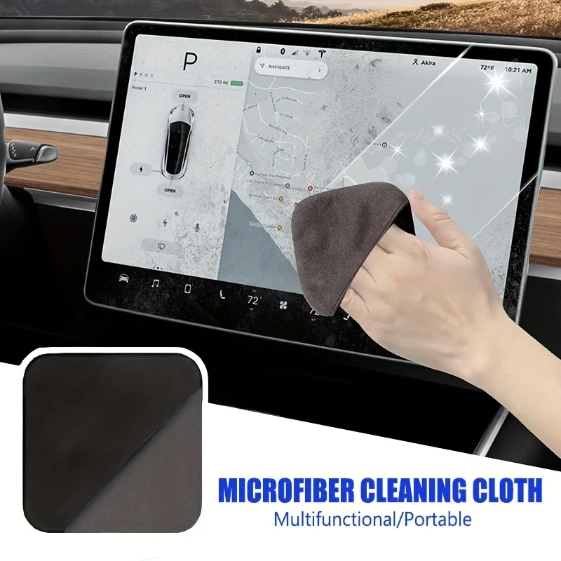 Hex Non-Scratch Microfiber Cleaning Cloth Anti Static Lint Free Wipes For Car Touch Screen Dashboard Glass Electronic Screens Au