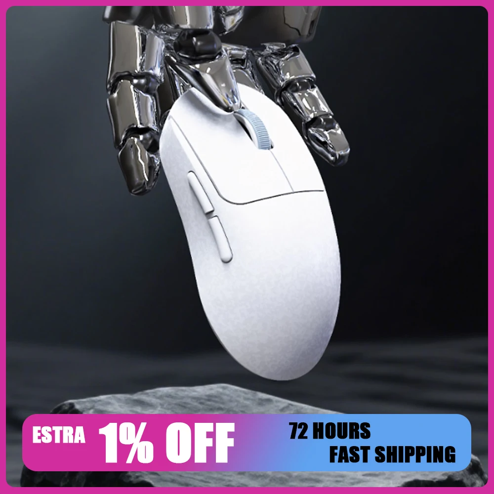 

Ajazz T520 Gaming Mouse Wireless 3mode Paw3395 Carbon Brazing Shell Lightweigh Office E-Sport Mouse Custom Accessory Fps Gamer