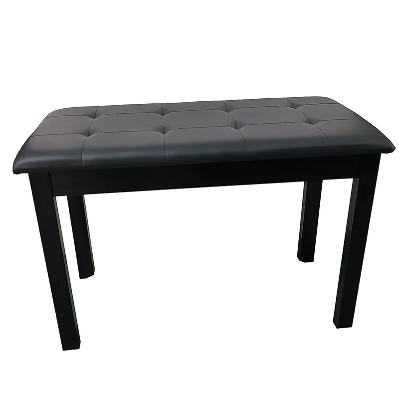 

Double palace grid wood grain solid wood leg piano stool, for musical instrument teaching and practice grades