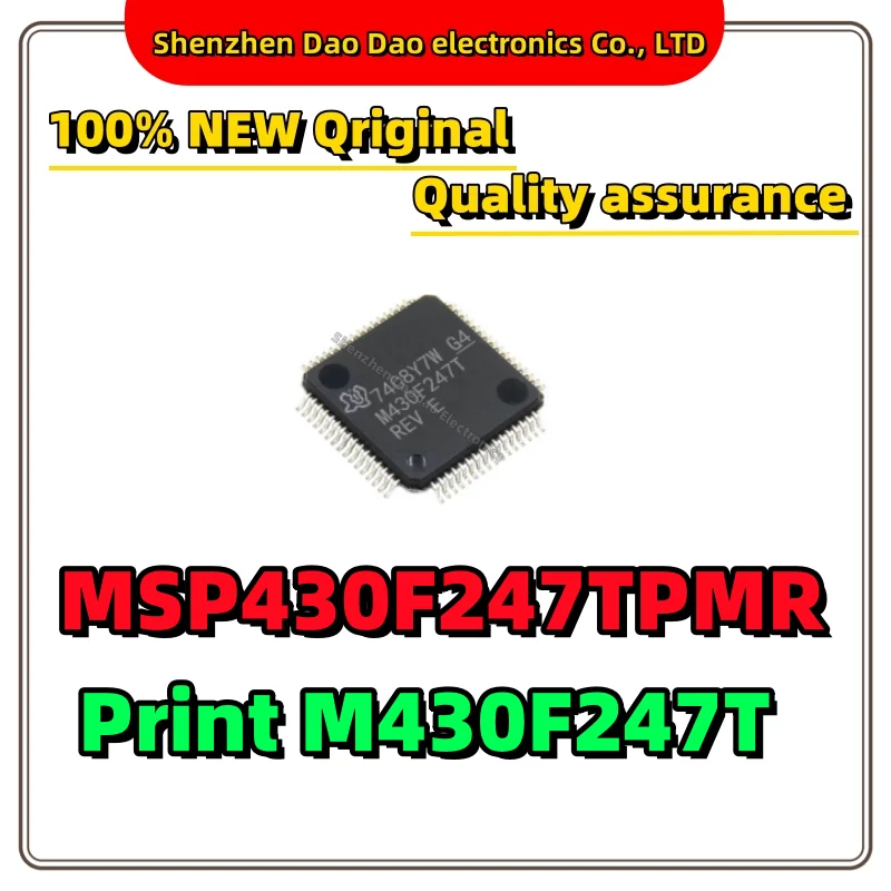 MSP430F247TPMR printing M430F247T LQFP-64 MCU microcontroller chip new original