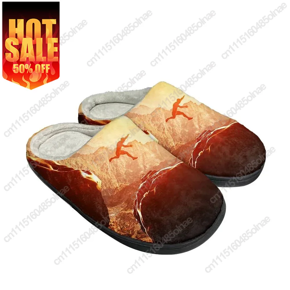 Hot Fashion Adventure Cotton Custom Slippers Mens Womens Teenager Plush Casual Keep Warm Shoes Thermal Comfortable Slipper