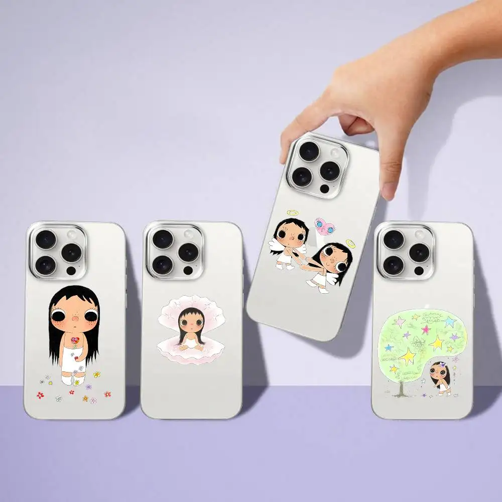 حافظة هاتف ناعمة شفافة كريستالية لطيفة من Yuy Kawaii: غطاء شفاف مقاوم للصدمات لهاتف آيفون 17,16,15,14,13,12,11 Pro Max, Mini, Plus #1