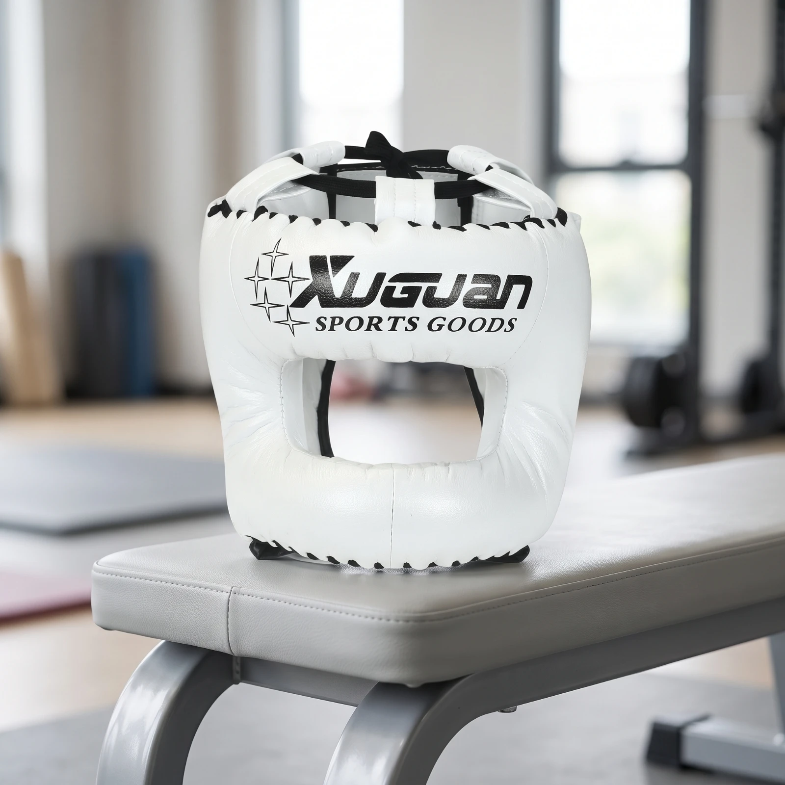 フロントバー付きヘッドプロテクター、パッド入りボクシングヘッドギア、mmaヘッドギア、安全ヘッドプロテクター、ボクサー向け耐久性のある製品