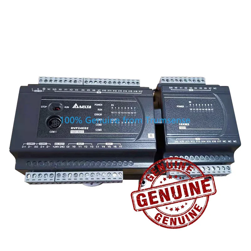 100% Echte Delta ES2 Serie Digitale Uitbreidingsmodule DVP08XN211/16/24/32/XM211N/R/T/08/16XP/24XP/32XP