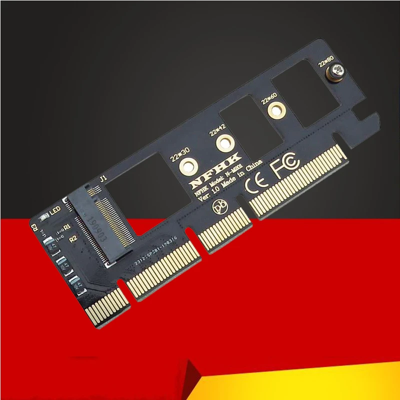 M.2 NVME Adapter PCI Express PCIE to M2 Adapter M.2 PCIE Adapter SSD M2 to PCIE SSD PCI-E Raiser NGFF to PCI-E3.0 X4 X8 X16 Card