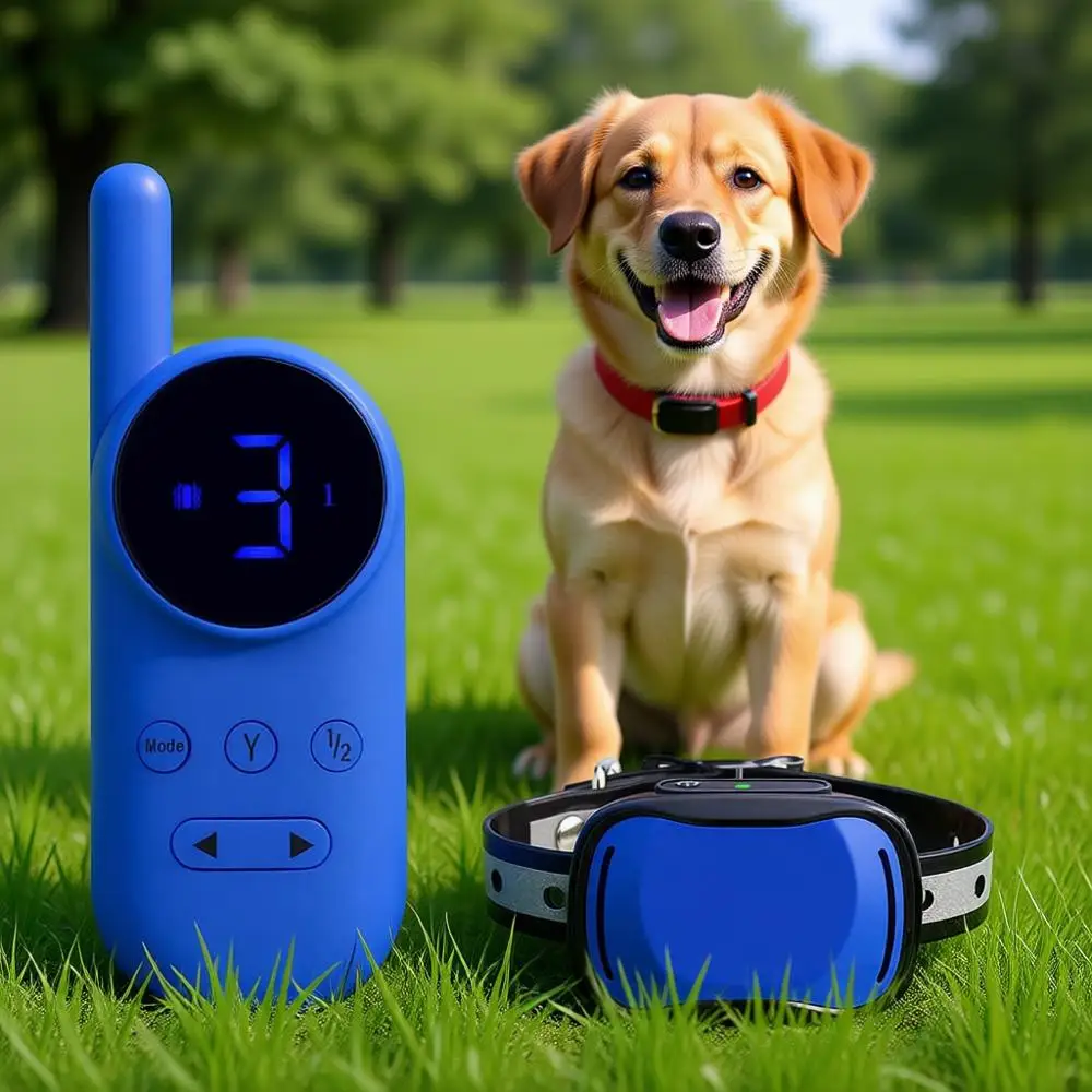 

Vibrating Dog Collar - No Shock - Small Dog Training Collar with Remote - For Dogs Under 15 Pounds (5-15 lbs) - Vibration & Soun