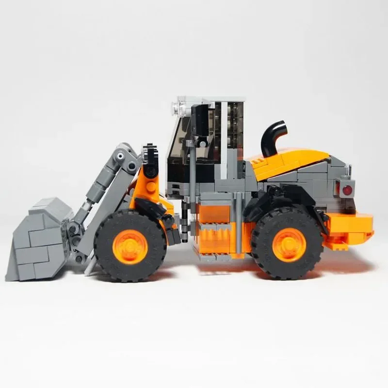 MOC-159726 Miniature Doosan DL420-7 City Excavator Building Block Model MOC Creative Toy Children's Birthday Building Block Toy