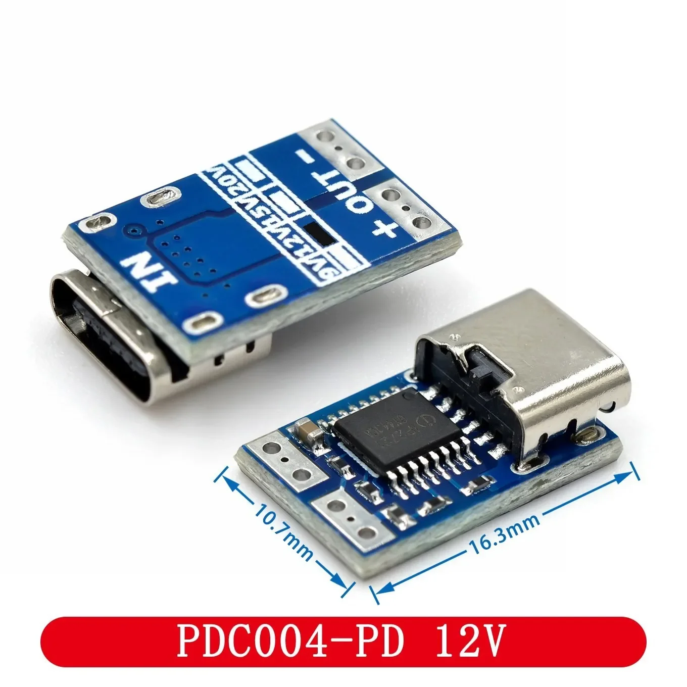 Type-C PD decoy module PD23.0 to DC DC trigger extension cable QC4 charger 9V 12V 15V 20V PDC004-PD