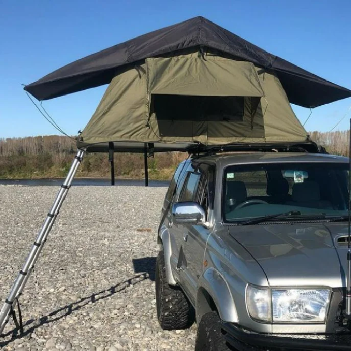 

A High Quality New Arrival Car Camping Soft Top Roof Tent Off Road 1-2 Person Vehicle Car Soft Shell Rooftop Tent