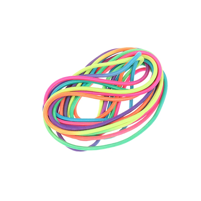 1 Piece Kids Skipping Rope Training Toys 5-10m Jump Rope Rubber Band Motion Toy Jumping Workout Exercise Nylon Girl Gift
