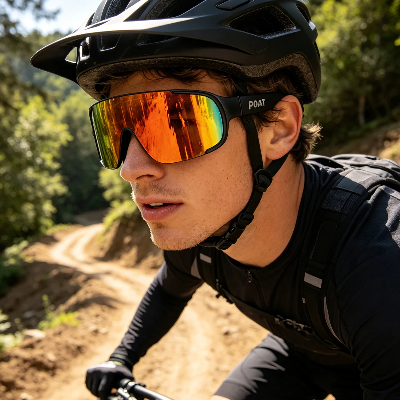 POAT UV400 Cycling Sunglasses - Mountain Biking Sunglasses 评论和价格