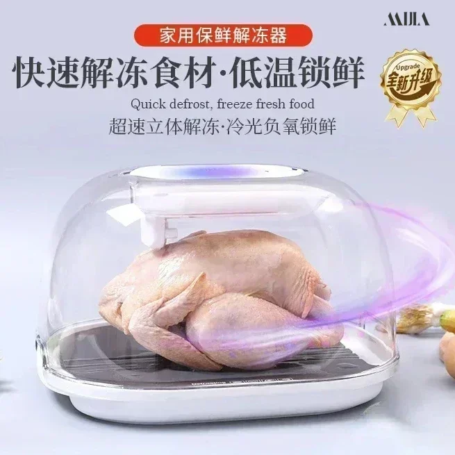 

Food thawing device for household fresh-keeping and thawing, steak food thawing device for household portable