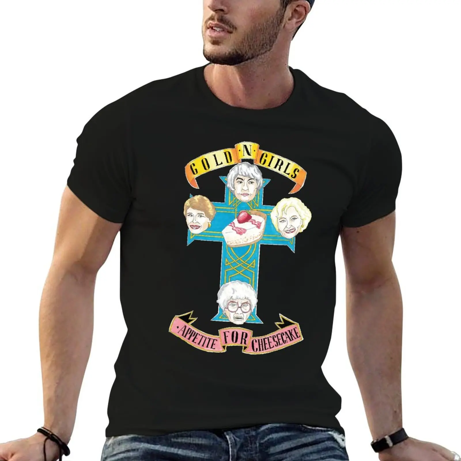 Gold N Girls Appetite for Cheesecake Shirt T-Shirt funny gifts korean fashion mens clothes