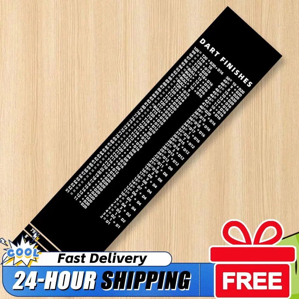 

Dart Mat with Throw Lines Darts Mat Checkouts Heavy Duty Professional Darts Mat Dart Points and Flooring Protector for Dart Game