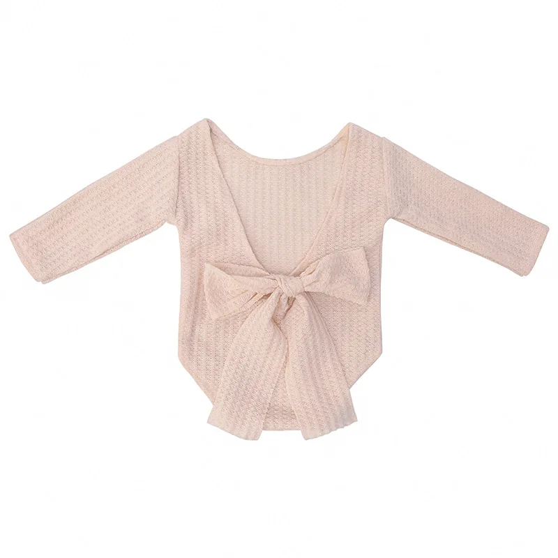 Newborn photography suit photography clothing triangle romper solid color knitted baby photography props studio photography