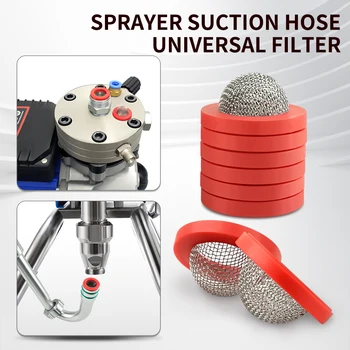 60 شبكة للرش بدون هواء ، مرشح أنبوب الشفط ، ملحقات بخاخة الطلاء بدون هواء
