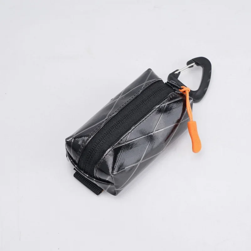 

Earphone Bag Cigarette Case Bag Shoulder Strap Accessory Zipper Key Small Storage Pouch Portable Triangle Buckle Hanging