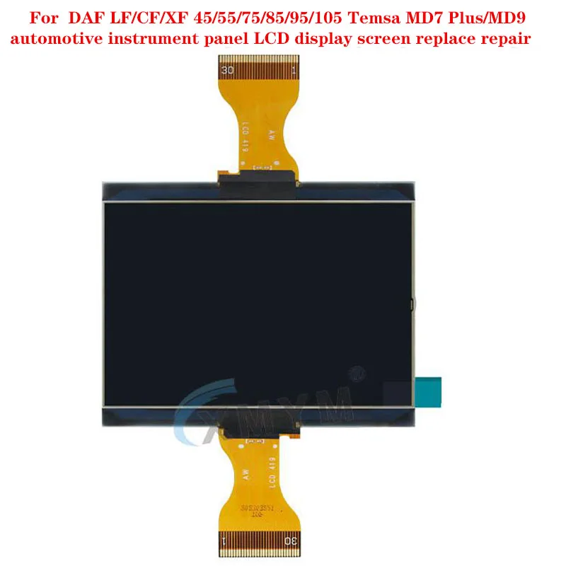 Imagem -03 - para Daf lf cf xf 45 55 75 85 95 105 Temsa Md7 Plus Md9 Painel de Instrumentos Automotivos Tela Lcd Substituir Reparo