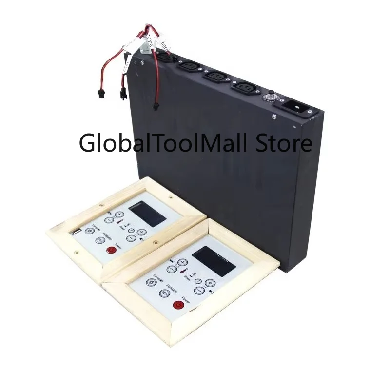 Acrylic LED Panel Sauna Control System with Computer Feature 110-240V 1-6 Person Capacity 1 Year Warranty Idealsauna IDS-CT02