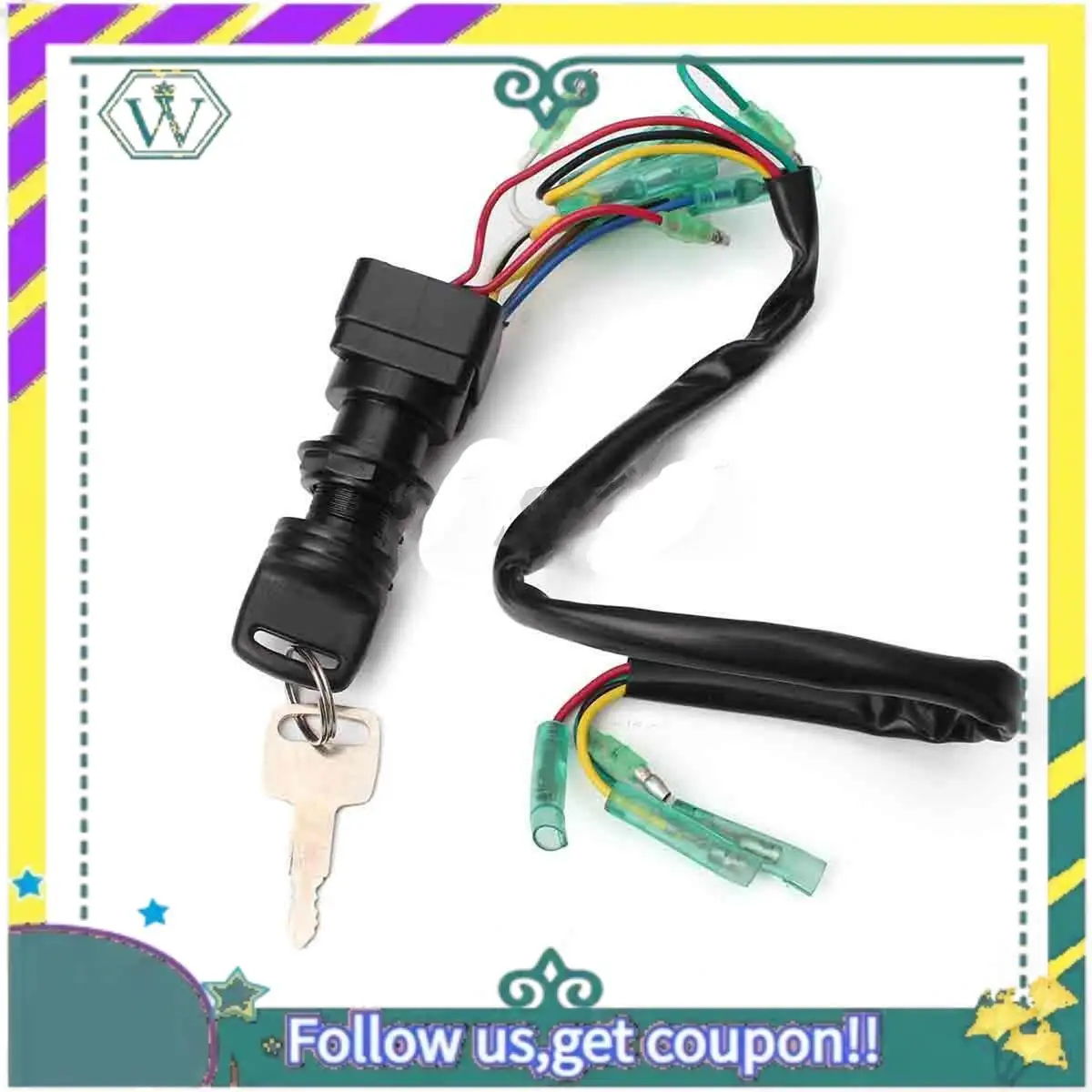 ترقية مفتاح إشعال مفتاح الجمعية لياماها صندوق التحكم في المحرك الخارجي 2/4-السكتة الدماغية 703-82510-43-00