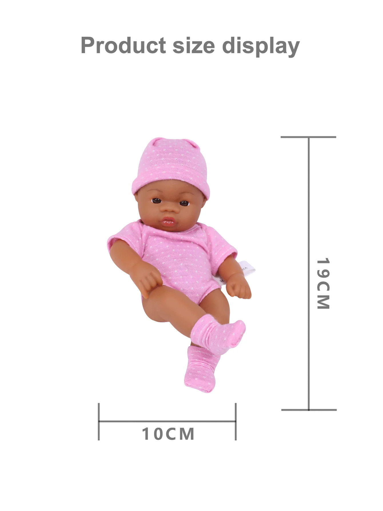 Muñecas de bebé Reborn lavables de silicona de vinilo de cuerpo completo, Kit de juguetes de decoración de habitación realista, regalos para niños, 20cm, 7,87 pulgadas