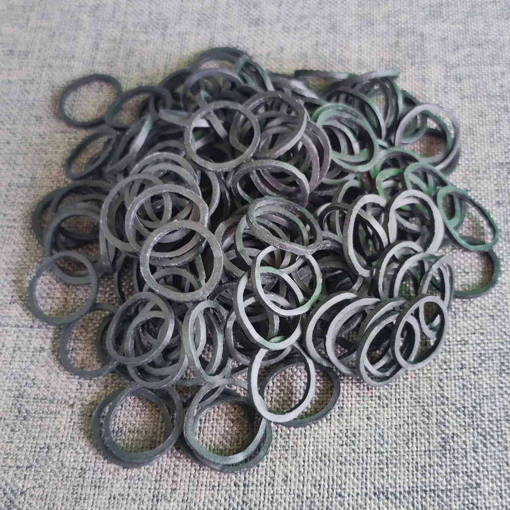 2000 Pcs Black O Rings Elastic Rubber Bands Stretchable Latex Rings Supplies For Home Stationery Office Package Stretchable Band