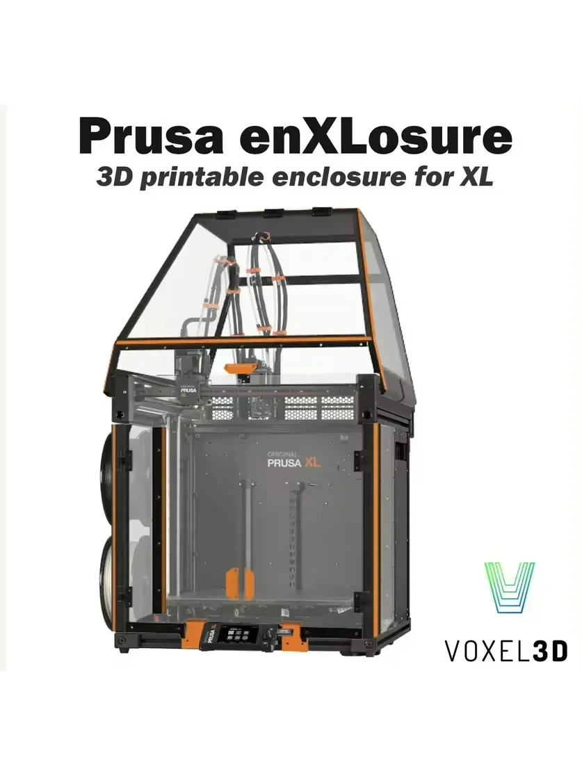 Blurolls Prusa XL minimalistyczny i nadający się do druku akrylowy zestaw obudów z zapięciami drzwi — zdjęcie produktu 7