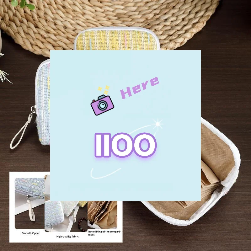 Portable Jewelry Bag Multi-layer Crystal Bracelet Packaging With Tassel Zipper Rings Earrings Necklace Jewelry Pouch Display Bag