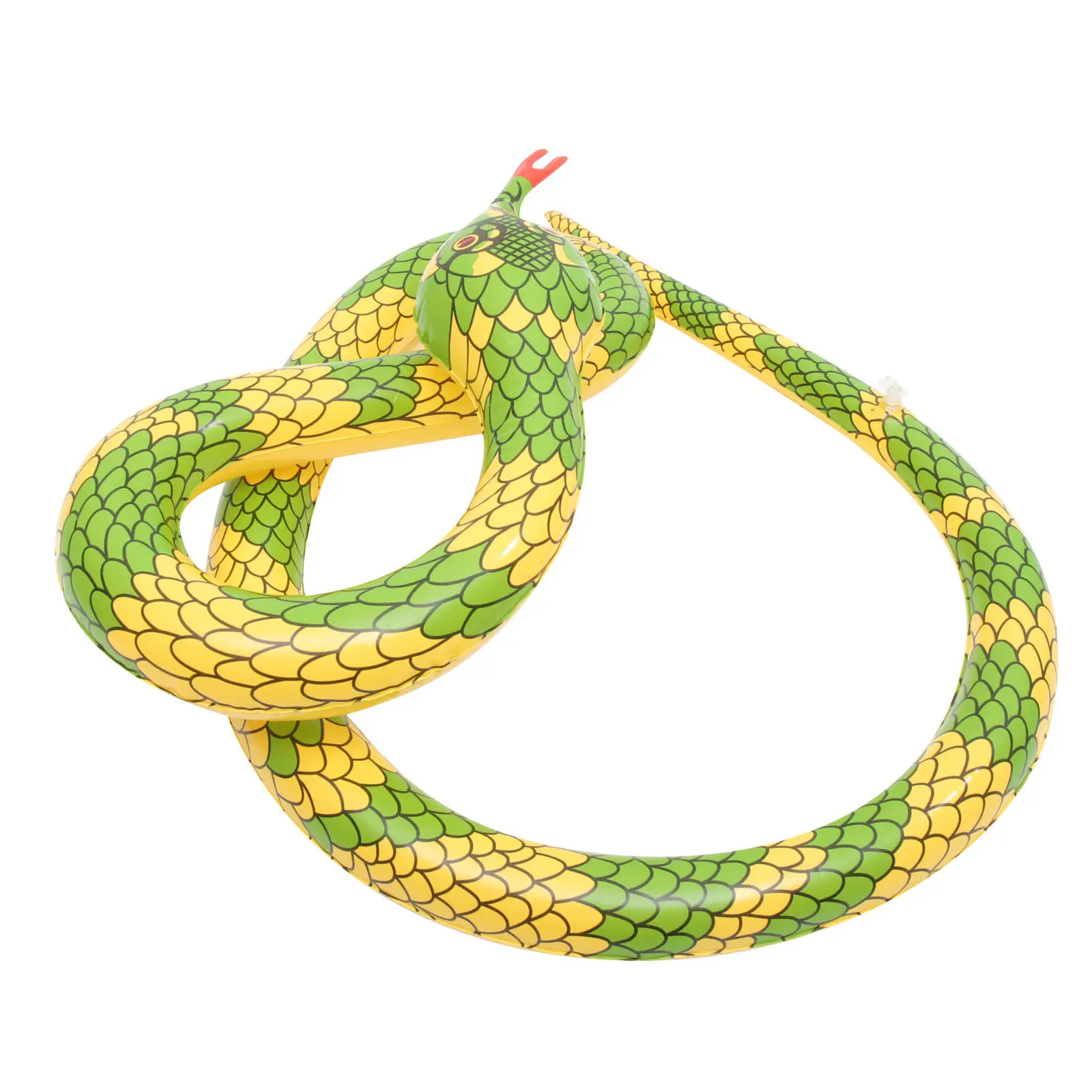 

3 Pcs PVC Snake Ornament Inflatable Prop Funny Decoration Realistic Fake Plastic Snakes Toys Animals Prank Portable