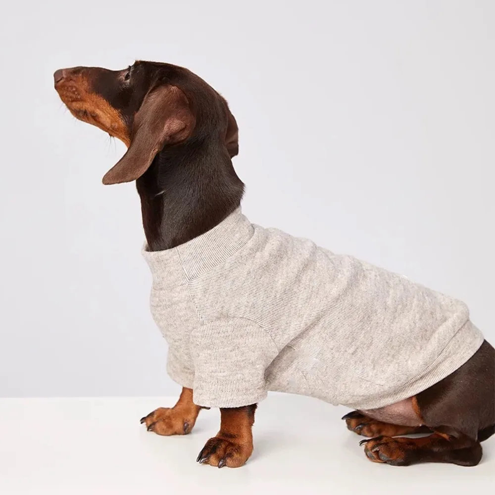 

Handsome Keep Warm Winter Dogs Sweater Dachshund Dogs Solid Color Dogs Undershirt Comfortable Texture Puppy Clothes Pet
