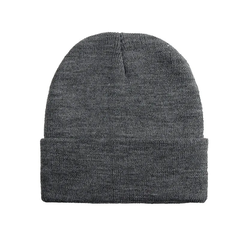 Angepasst Gedruckt Logo Männer Warm Halten Bördeln Kalte Hüte Frauen Outdoor-Mode Vielseitig Einfarbig Einfache Gestrickte Kappen – Detail 35