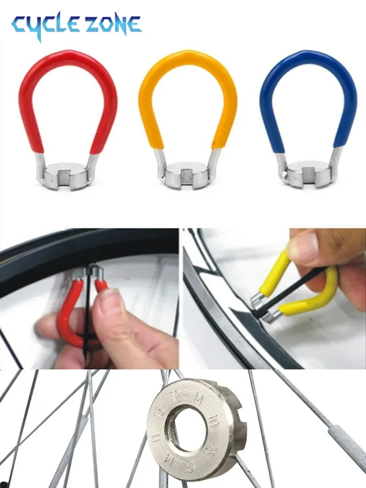 AliExpress cycle zone Multifunction Bicycle Spoke Wrench Wheel Rim Adjustment and Correction Tool for MTB Road Bike Cycling Maintenance Repair Tool
