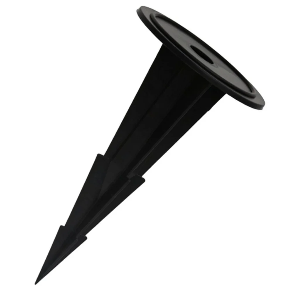 Plastic Flower Pot Base Pegs with Ground Stake for Secure Vase Mounting in Outdoor For Cemetery and Garden Areas