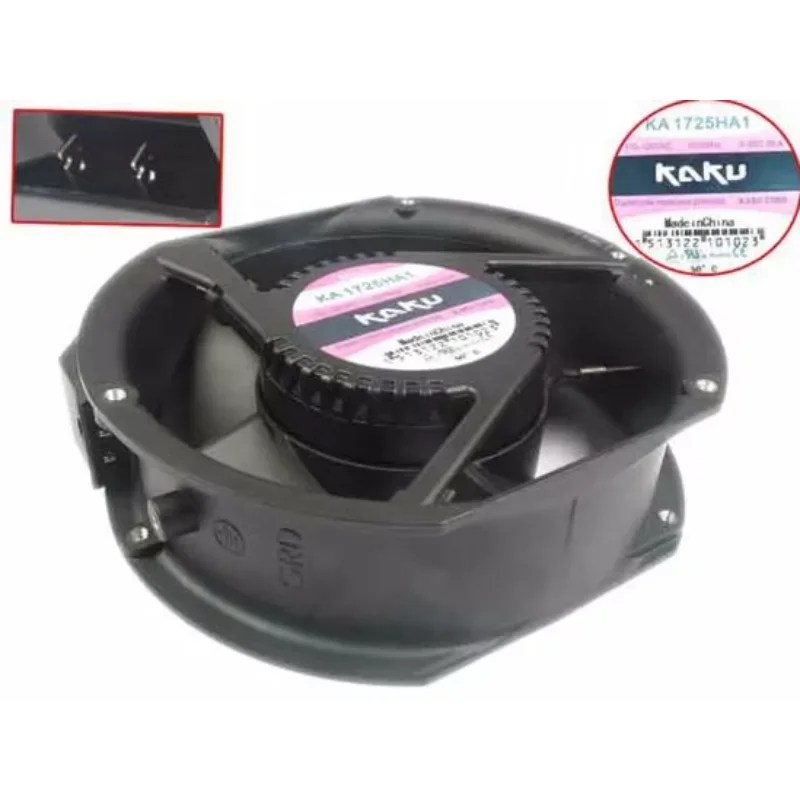 

KA1725HA1 AC 110-120V 0.65/0.55A 175X150X51mm Server Cooling Fan