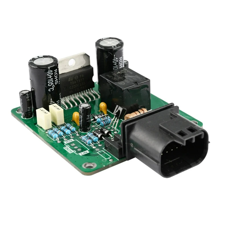 SOTAMIA Class AB Dual Channel Digital Power Amplifier Board 12V Car 35W ST Car Grade TDA7377 Waterproof 12P Socket ACC