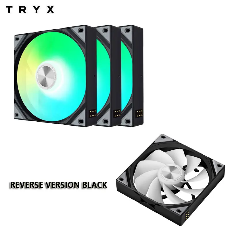 TRYX ROTA SL ARGB triple pack 120MM chassis fan magnetic