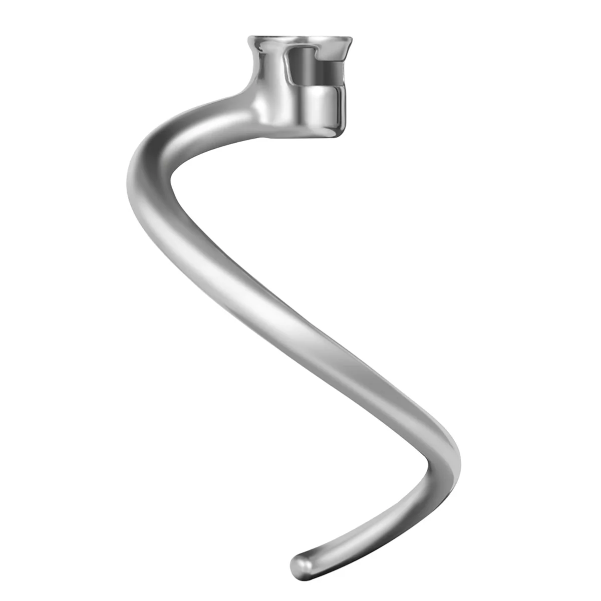 ABJZ Edelstahl-Knethaken als Ersatz für 7-QT-Standmixer mit Schüsselheber, spiralförmiger Knethakenaufsatz