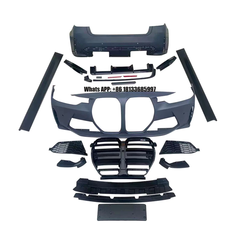 

For BMW 3 Series F30 Car Bumper Body Kit Front Bumper Rear Bumper Side Skirts Upgrade G80 M3 Style Bodykit