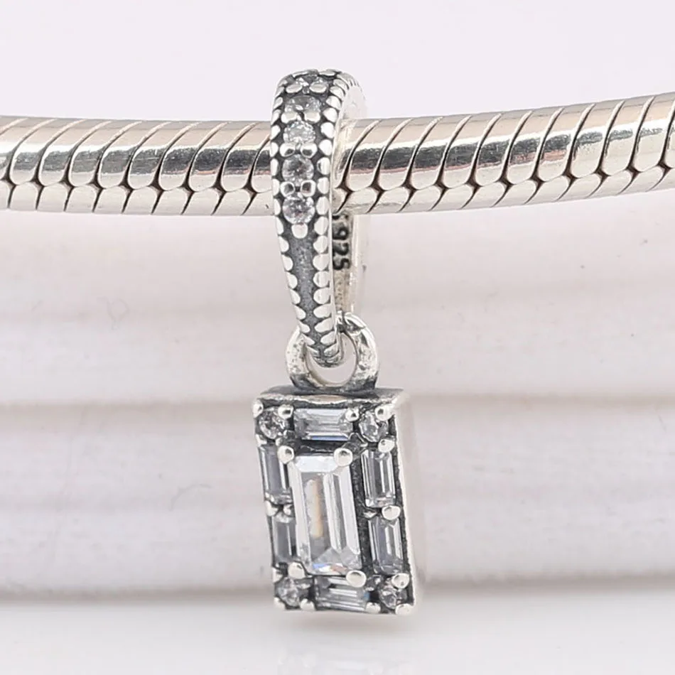 Silver Plated Pendant Bead DIY Jewelry Luminous Ice Dangle Charm for Women Bracelets Girl Lady Gift